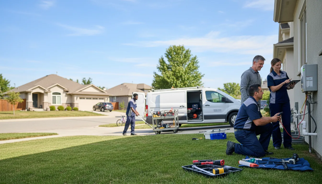 Tankless water heater service in Brentford, SD